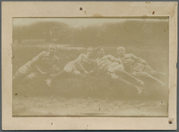 Thematik: Pfadfinder / Boy Scouts: 1916: Foto 1.WK Pfadfinder In Der Freizeit Kommandantur Brüssel 1 - Other & Unclassified