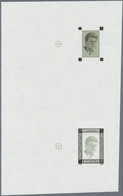 ** Thematik: Politik / Politics: 1969, Fujeira. Collective, Progressive Proof (2 Phases) For The Stamp - Non Classificati