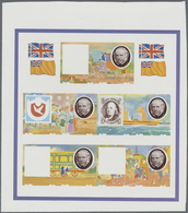 ** Thematik: Post / Post: 1979, NIUE: 100 Years Death Of Rowland Hill Miniature Sheet With Five Differe - Posta