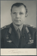 Thematik: Raumfahrt / Astronautics: 1965 Ca., GAGARIN Yuri, Erster Mensch Im Weltall: Original Autog - Other & Unclassified