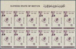 ** Thematik: Raumfahrt / Astronautics: 1966, Kathiri State Of Seiyun. Progressive Proof (2 Phases) In T - Other & Unclassified