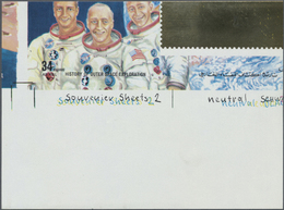 ** Thematik: Raumfahrt / Astronautics: 1969, Kingdom Of Yemen, Souvenir Sheet "History Of Outer Space E - Other & Unclassified