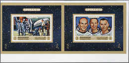 ** Thematik: Raumfahrt / Astronautics: 1972, Manama. Apollo 16. The Values 40dh, 50dh, 60dh And 3r, 4r - Andere & Zonder Classificatie