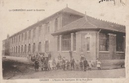 Nord  : CAUDRY :  L'école De Garçons De La Rue Zola - Caudry