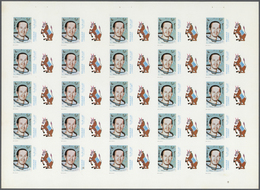 ** Thematik: Raumfahrt / Astronautics: 1972. Sharjah. Progressive Proof (6 Phases) In Complete Sheets O - Other & Unclassified