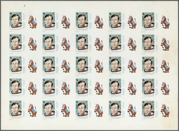 ** Thematik: Raumfahrt / Astronautics: 1972. Sharjah. Progressive Proof (6 Phases) In Complete Sheets O - Autres & Non Classés