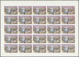 ** Thematik: Raumfahrt / Astronautics: 1972. Sharjah. Progressive Proof (5 Phases) In Complete Sheets O - Autres & Non Classés