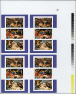 ** Thematik: Religion / Religion: 1980, Niue. Collective Proof Sheet Containing 4 Souvenir Sheets (3 Va - Andere & Zonder Classificatie