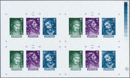 ** Thematik: Religion / Religion: 1981, Aitutaki. Collective, Imperforate Proof Sheet Of 4 Souvenir She - Other & Unclassified