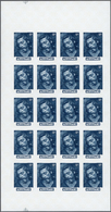 ** Thematik: Religion / Religion: 1981, Aitutaki. Complete Imperforate Proof Sheet Of 20 Lacking Gold C - Other & Unclassified