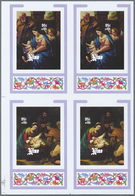 ** Thematik: Religion / Religion: 1984, Niue. Lot Of 2 Collective Proof Sheets Containing 4 Souvenir Sh - Other & Unclassified