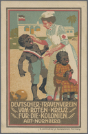 GA Thematik: Rotes Kreuz / Red Cross: 1912, Bayern. Privat-Postkarte 5 Pf Luitpold "Deutscher Frauenver - Rotes Kreuz