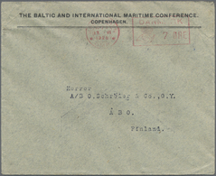 Br Thematik: Schiffe / Ships: 1928, "The Baltic And International Maritime Conference. Copenhagen", Vor - Ships