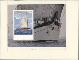 Thematik: Schiffe-Segelschiffe / Ships-sailing Ships: 1972 (ca.), ÄQUATORIAL-GUINEA: Coloured Fotogr - Barche