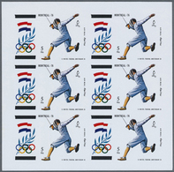 ** Thematik: Sport-Fechten / Sport-fencing: 1971, AJMAN: Summer Olympics Montreal 1976 Airmail Stamp 5r - Schermen