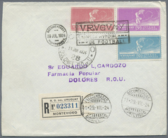 Br Thematik: Sport-Fußball / Sport-soccer, Football: 1924, Uruguay. Special Cancellation "Uruguay / Cam - Other & Unclassified