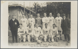 Br Thematik: Sport-Fußball / Sport-soccer, Football: 1924, Olympische Spiele Paris, Drei Verschiedene F - Autres & Non Classés