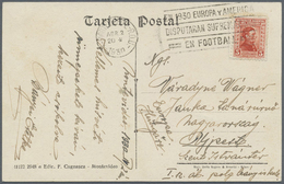 Br Thematik: Sport-Fußball / Sport-soccer, Football: 1930, Uruguay. Special Cancel "EN 1930 EUROPA Y AM - Other & Unclassified