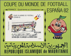 ** Thematik: Sport-Fußball / Sport-soccer, Football: 1980, "World Cup In Football Spain 1982" MAURITANI - Autres & Non Classés