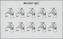 ** Thematik: Sport-Leichtathletik / Sports-athletics: 1968, BHUTAN: Olympic Summer Games Mexico 60ch. J - Atletica