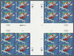 ** Thematik: Sport-Leichtathletik / Sports-athletics: 1996, UN Vienna. Extended, Imperforate Cross Gutt - Leichtathletik