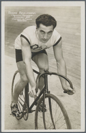 Br Thematik: Sport-Radsport / Sport-cycling: 1909/1928, 12 Verschiedene, Ungebrauchte Fotokarten Mit Me - Radsport