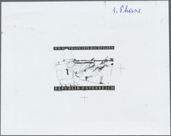 (*) Thematik: Sport-Wintersport / Sport-winter Sports: 1978, Austria. Proof In Black (marked As 1th Phas - Hiver