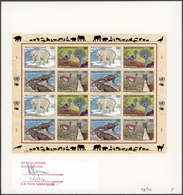 Thematik: Tiere, Fauna / Animals, Fauna: 1997, UN Geneva. Imperforate Proof For The Miniature Sheet - Other & Unclassified