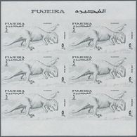 ** Thematik: Tiere-Dinosaurier / Animals-dinosaur: 1968, FUJEIRA: Prehistoric Animals 5r. Airmail Stamp - Prehistorics