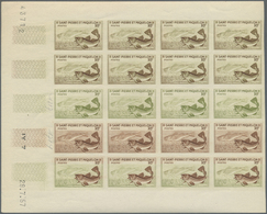 ** Thematik: Tiere-Fische / Animals-fishes: 1957, St.Pierre Et Miquelon, 0.40fr. Codfish, Imperforate C - Fishes