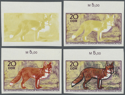 ** Thematik: Tiere-Füchse / Animals-foxes: 1970, DDR: Internationale Leipziger Rauchwarenauktion 20 Pf. - Other & Unclassified