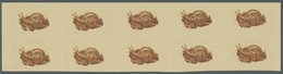 (*) Thematik: Tiere-Meerestiere-Muscheln / Animals-sea Animals-shells: 1963, Dubai, 25np. "Vivipara Fasc - Coneshells