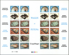 (*) Thematik: Tiere-Meerestiere-Muscheln / Animals-sea Animals-shells: 1985, WALLIS And FUTUNA: Conches - Coneshells