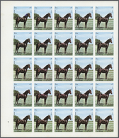 ** Thematik: Tiere-Pferde / Animals-horses: 1972. Sharjah. Progressive Proof (6 Phases) In Complete She - Horses