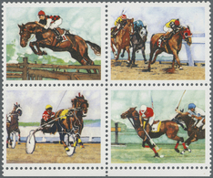 ** Thematik: Tiere-Pferde / Animals-horses: 1993, USA. Se-tenant Block Of 4 For The Complete Set "Sport - Pferde