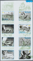 ** Thematik: Tiere-Raubtiere / Animals-predacious Cats: 1981, RUANDA: Carnivores Complete Set Of Eight - Other & Unclassified