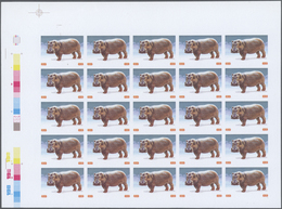 ** Thematik: Tiere-Säugetiere / Animals-mammals: 1991, Burundi. Imperforate Progressive Proof (2 Phases - Autres & Non Classés