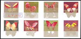 ** Thematik: Tiere-Schmetterlinge / Animals-butterflies: 1971, Adschman/Ajman: BUTTERFLIES - 9 Items; C - Papillons