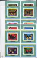 ** Thematik: Tiere-Schmetterlinge / Animals-butterflies: 1971, AJMAN: Butterflies Two Complete Sets Of - Butterflies