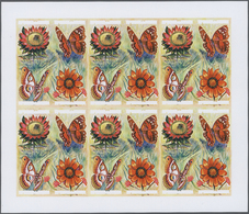 ** Thematik: Tiere-Schmetterlinge / Animals-butterflies: 1973, Burundi. Progressive Proof (6 Phases) Fo - Butterflies