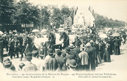 040/30  BRUXELLES  - Carte -  Vue  25è Anniversaire De La Maison Du Peuple - Char De La Presse. No 15 - Fêtes, événements