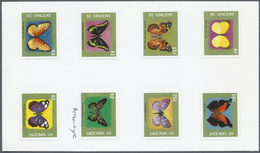 (*) Thematik: Tiere-Schmetterlinge / Animals-butterflies: 1989, ST. VINCENT: Butterflies Complete Set Of - Butterflies