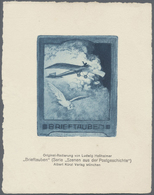 Thematik: Tiere-Tauben / Animals-pigeons: 1925 (ca.), DEUTSCHES REICH: Original-Radierung Von Ludwig - Columbiformes