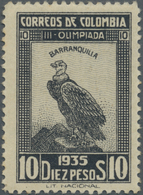 ** Thematik: Tiere-Vögel / Animals-birds: 1935, Colombia. Stamp 10p From The National Olympic (Barranqu - Autres & Non Classés