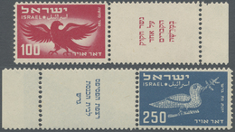 ** Thematik: Tiere-Vögel / Animals-birds: 1950, ISRAEL: Vogeldarstellungen Aus Dem Alten Israel Komplet - Other & Unclassified
