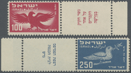 ** Thematik: Tiere-Vögel / Animals-birds: 1950, ISRAEL: Vogeldarstellungen Aus Dem Alten Israel Komplet - Sonstige & Ohne Zuordnung