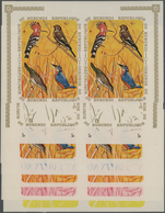 ** Thematik: Tiere-Vögel / Animals-birds: 1970, Burundi, Upupa Epops, Ficedula Hypoleuca, Acrocephalus - Autres & Non Classés