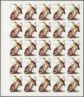 ** Thematik: Tiere-Vögel / Animals-birds: 1972. Sharjah. Progressive Proof (5 Phases) In Complete Sheet - Andere & Zonder Classificatie