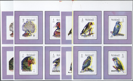 ** Thematik: Tiere-Vögel / Animals-birds: 1972, AJMAN-MANAMA: Birds Incl. Goldfinch, Pigeon, Pheasant, - Sonstige & Ohne Zuordnung