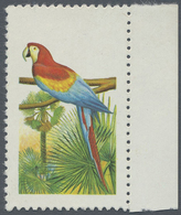 ** Thematik: Tiere-Vögel / Animals-birds: Brasil 1973, 1,00 C. Scarlet Macaw Missing Value Imprint, Min - Altri & Non Classificati